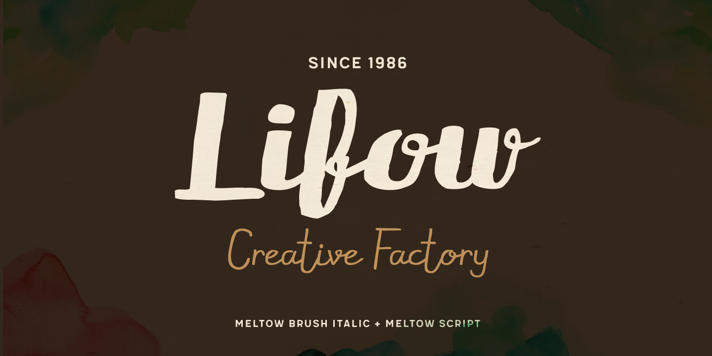 Пример шрифта Meltow San 200 Handmade Italic